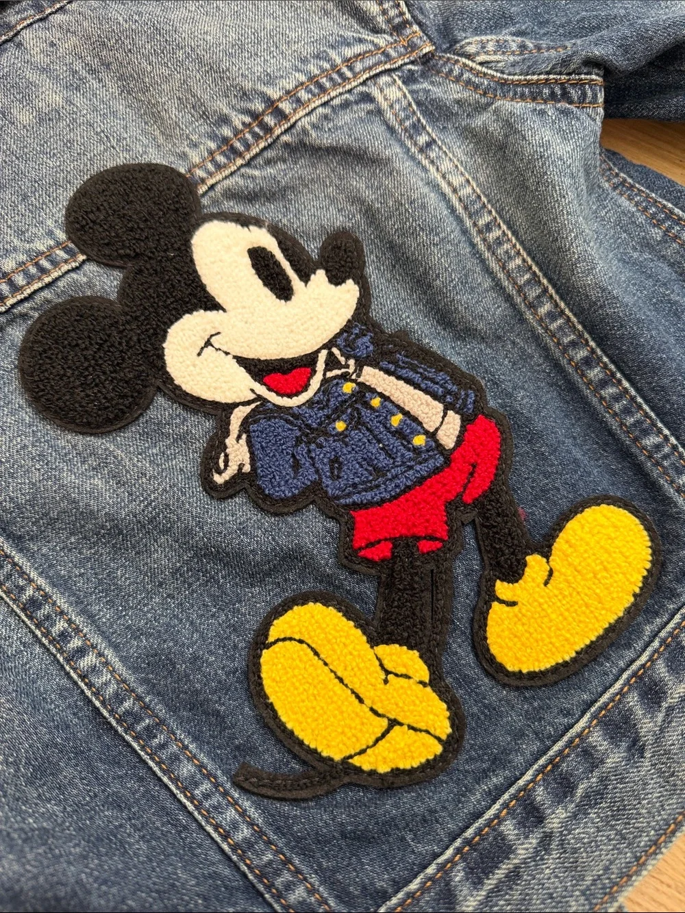 GAP x Disney - Kids Denim Mickey Mouse Jacket